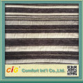 Stripe or Geometric Pattern Upholstery Chenille Fabric for Sofa